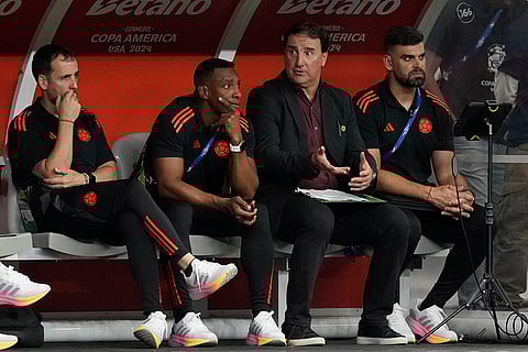 Colombia's coach Nestor Lorenzo